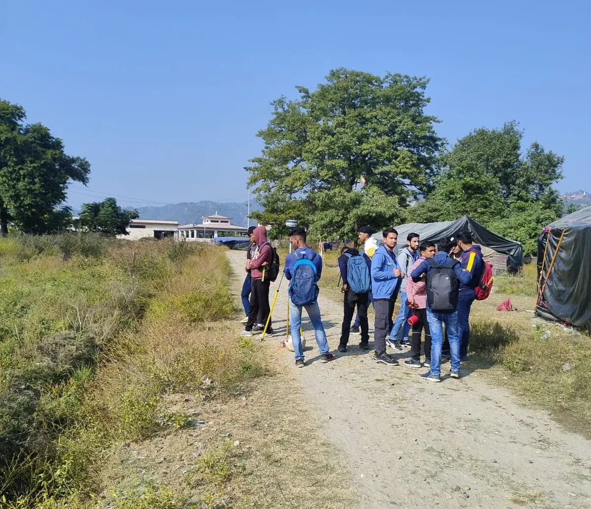 UG Civil Survey Camp 2022, photo 6 of 20