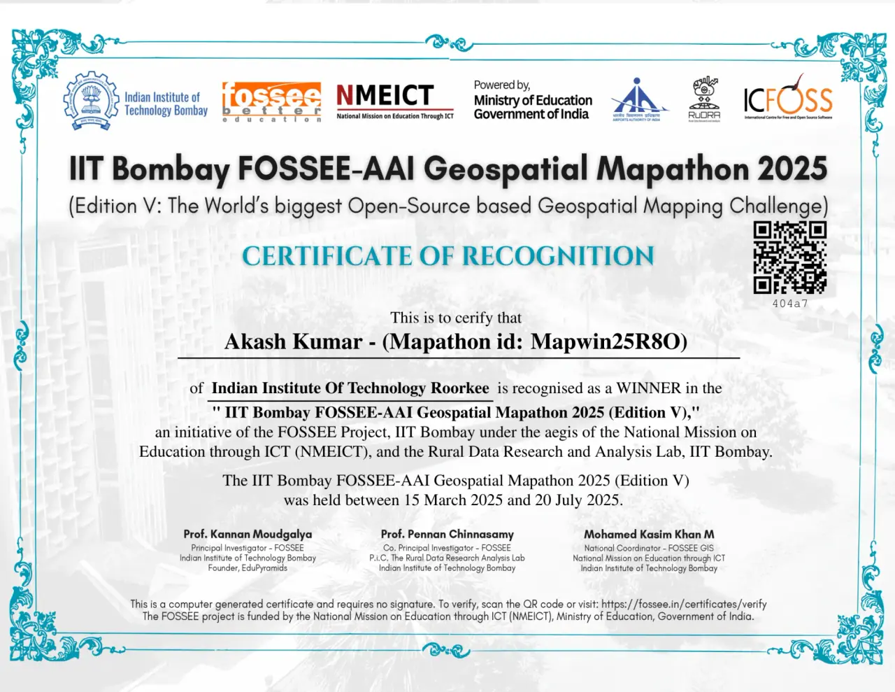 Geospatial Mapathon 2025 (Edition V), photo 1 of 4